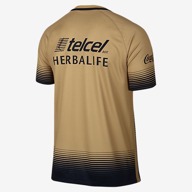 Nike Pumas Away Stadium Jersey 15 - Gold/Navy
