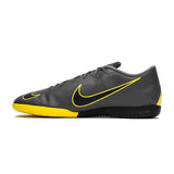 Nike Mercurial VaporX 12 Academy IC Indoor Soccer Shoes - Dark Grey/Yellow - Best Buy Soccer