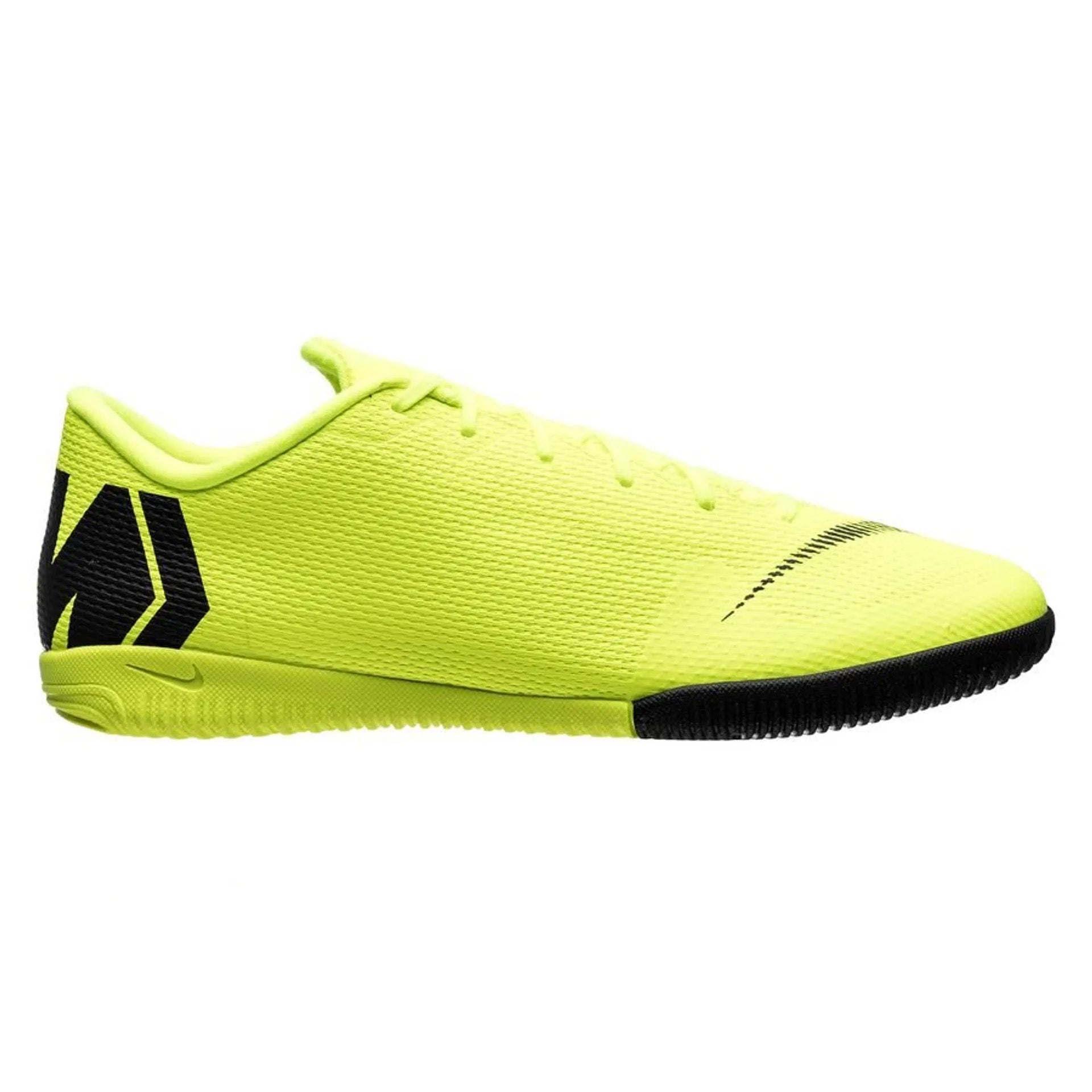 Nike Mercurial VaporX 12 Academy IC Indoor Soccer Shoes - Volt/Black - Best Buy Soccer