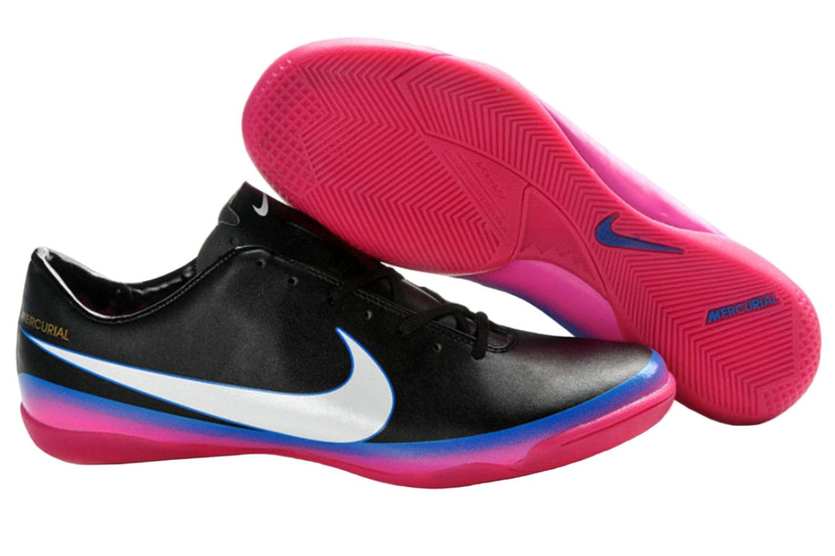 Nike Mercurial Victory III CR Cristiano Ronaldo Indoor Youth Soccer Shoes - Black/White/Blue/Pink - Best Buy Soccer