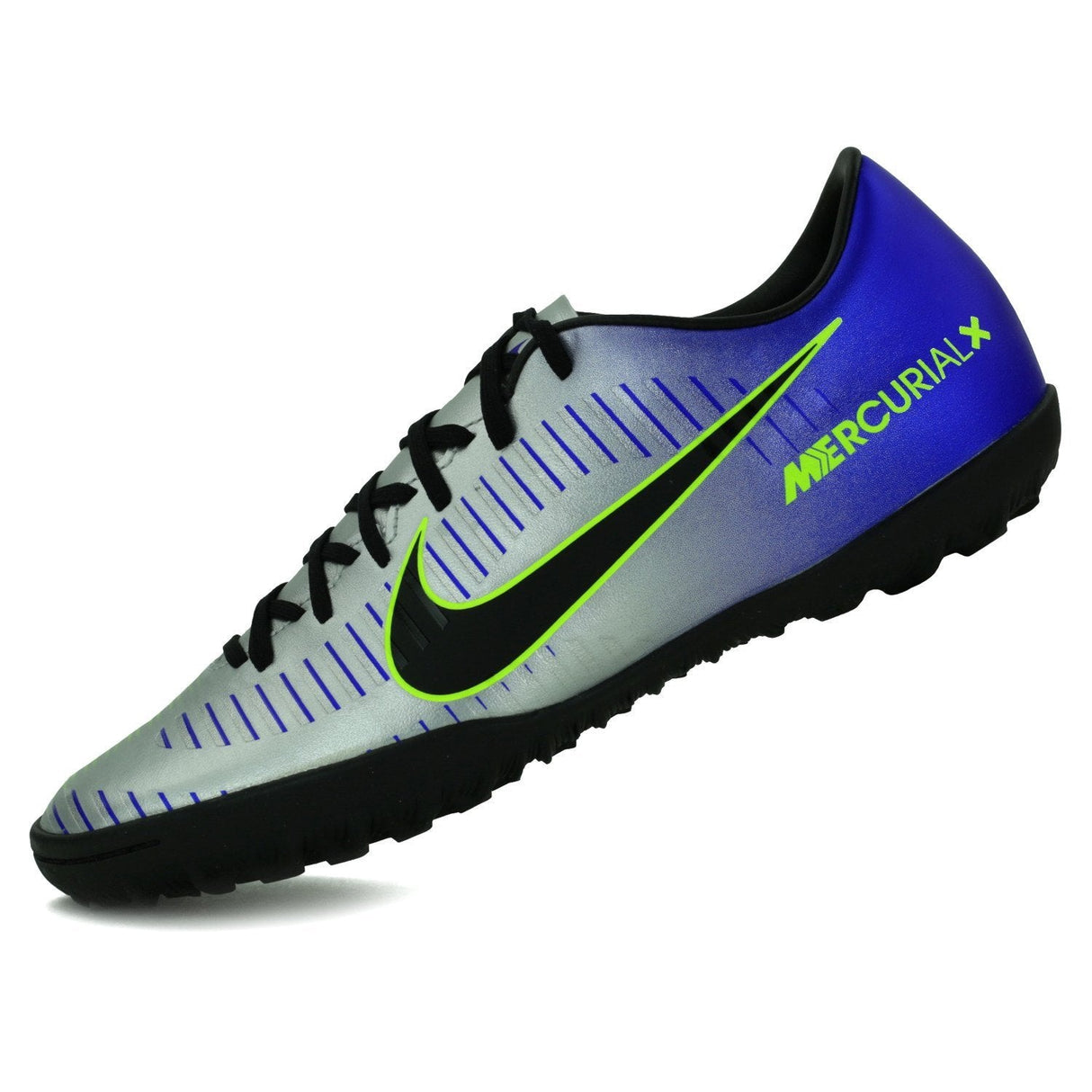Nike Neymar MercurialX Victory TF Men's Soccer Cleats - Blue/Black/Volt - Best Buy Soccer