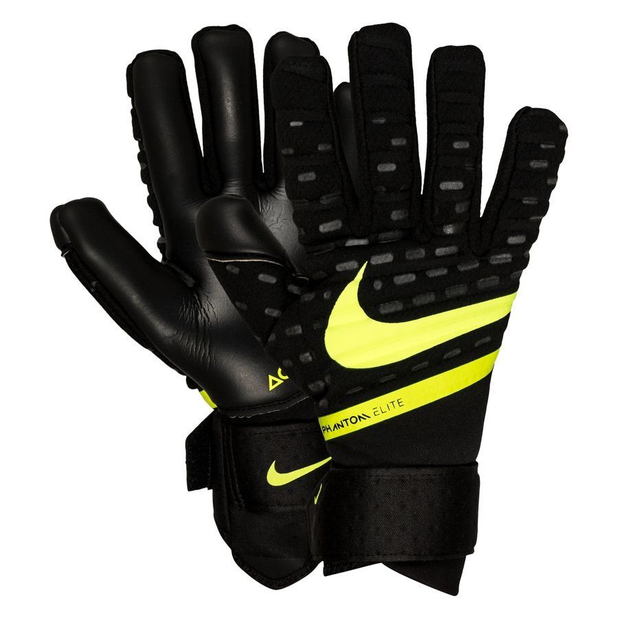 Nike Phantom Elite Goalkeeper Gloves Black/Volt - Best Buy Soccer