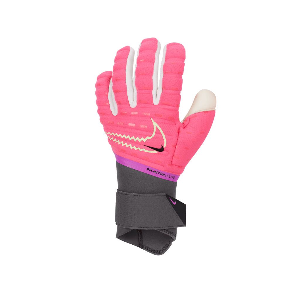 Nike Phantom Elite Goalkeeper Gloves Hyper Pink/Iron Grey/Brely Volt - Best Buy Soccer