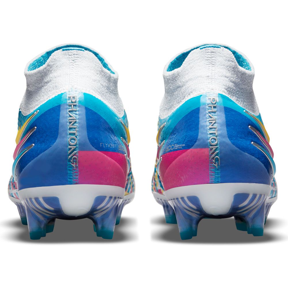 Nike Phantom GT Elite 3D FG Firm Ground Soccer Cleats - Chlorine Blue/Pink Blast/Opti Yellow - Best Buy Soccer