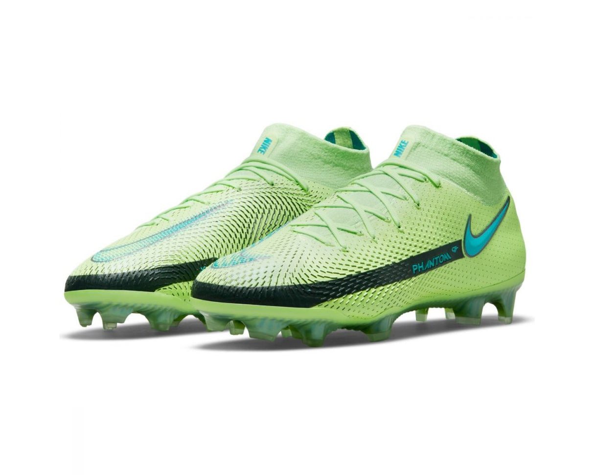 Nike Phantom GT Elite DF FG Firm Ground Soccer Cleats Lime Glow/Aquamarine - Best Buy Soccer
