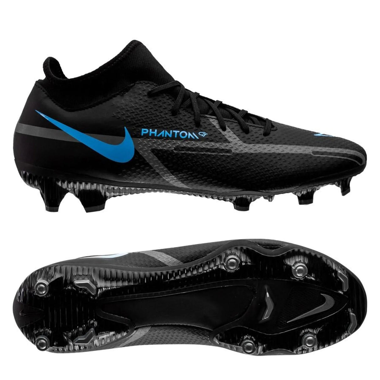 Nike Phantom GT2 Academy DF MG Multi - Ground Soccer Cleats - Black/Iron Grey - Best Buy Soccer