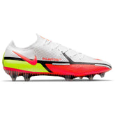 Nike Phantom GT2 Elite FG Firm Ground Soccer Cleats White/Bright Crimson/Volt - Best Buy Soccer