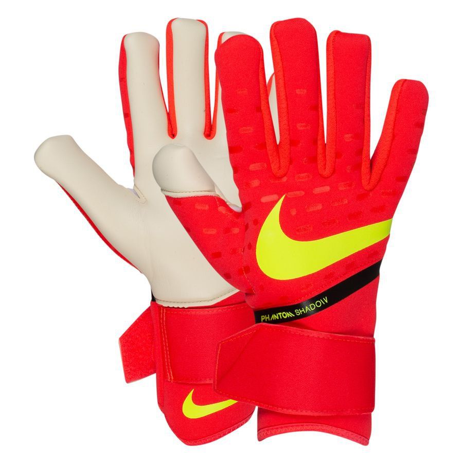 Nike Phantom Shadow Goalkeeper Gloves Bright Crimson/White/Volt - Best Buy Soccer