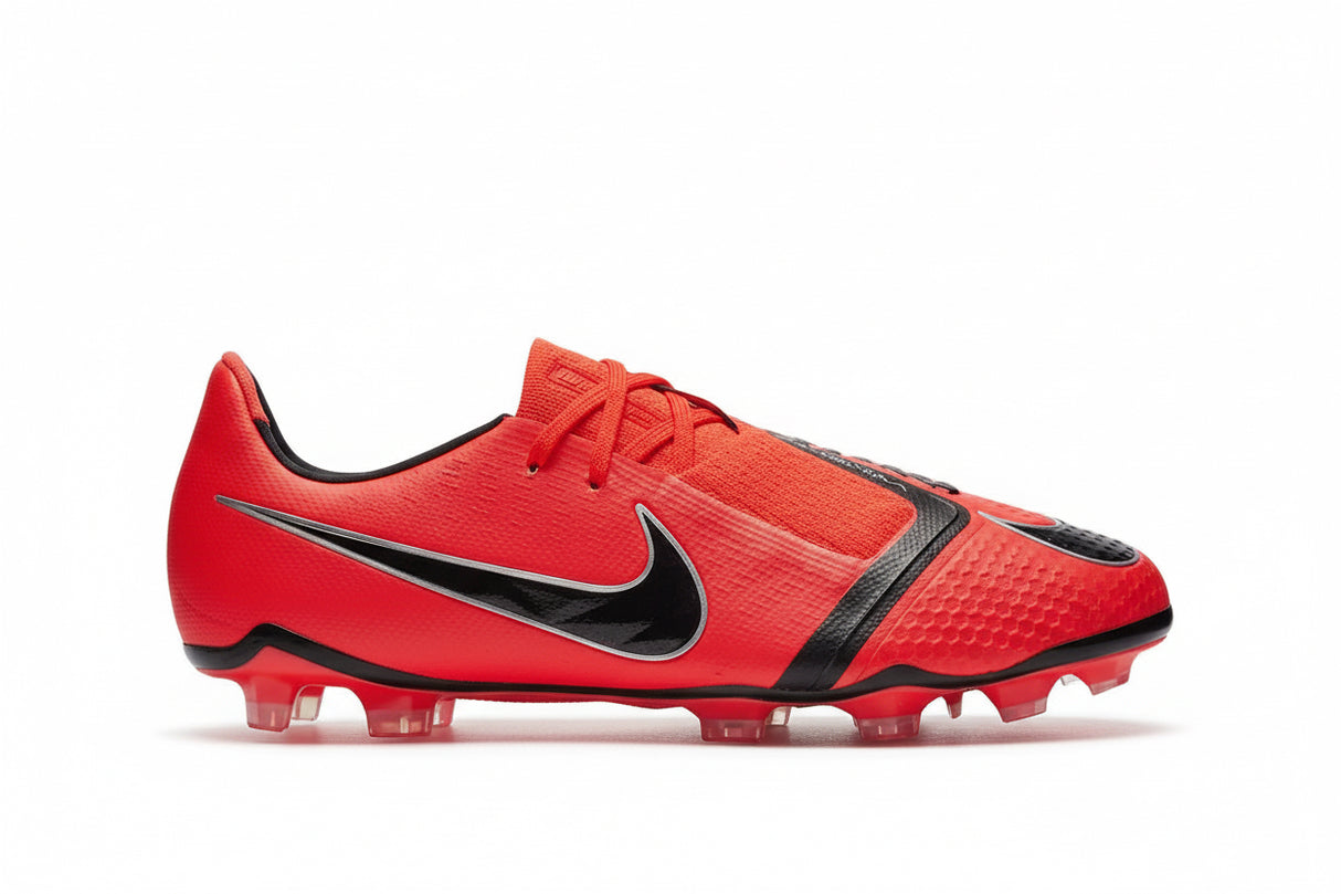 Nike Phantom Venom Elite FG Youth Soccer Cleats - Bright Crimson/Black/Crimson