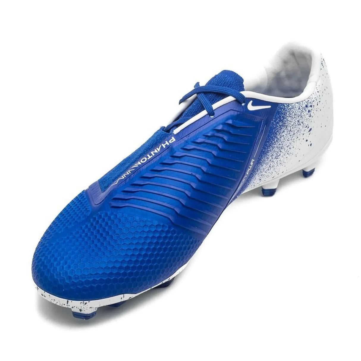 Nike Phantom Venom Elite FG Firm Ground Soccer Cleats - White/Racer Blue - Best Buy Soccer
