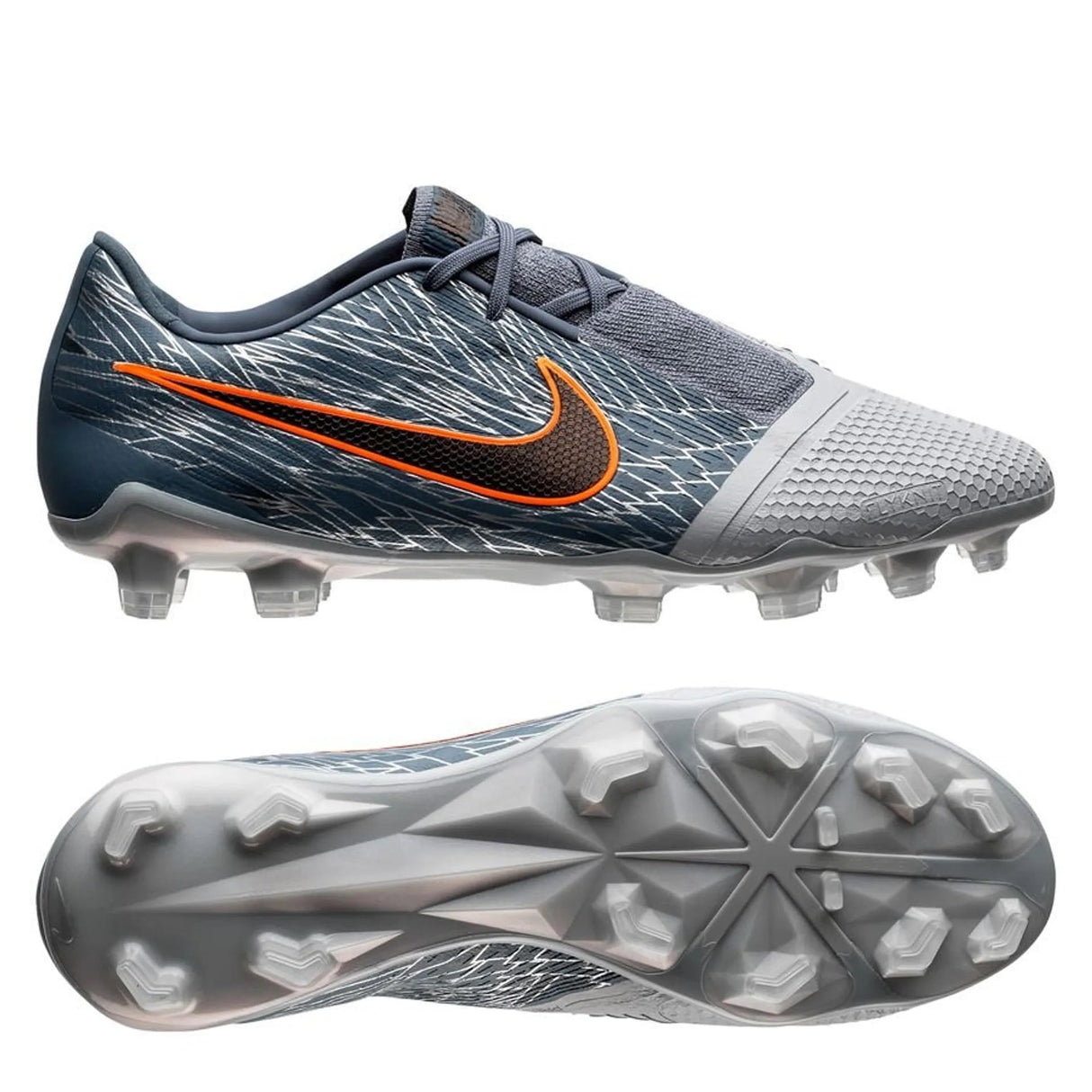 Nike Phantom Venom Elite FG Firm Ground Soccer Cleats - Wolf Grey/Black/Armory Blue - Best Buy Soccer