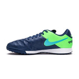 Nike Tiempo Genio Leather II TF Turf Soccer Cleats - Coastal Blue/Green - Best Buy Soccer