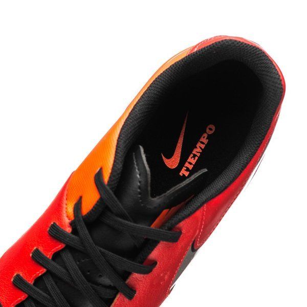 Nike Tiempo Genio Leather II TF Turf Soccer Cleats - Light Crimson/Metallic Silver - Best Buy Soccer