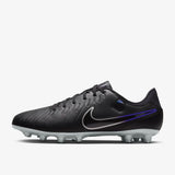 Nike Tiempo Legend 10 Academy Firm Ground Soccer Cleats Black/Hyper Royal/Chrome - Best Buy Soccer