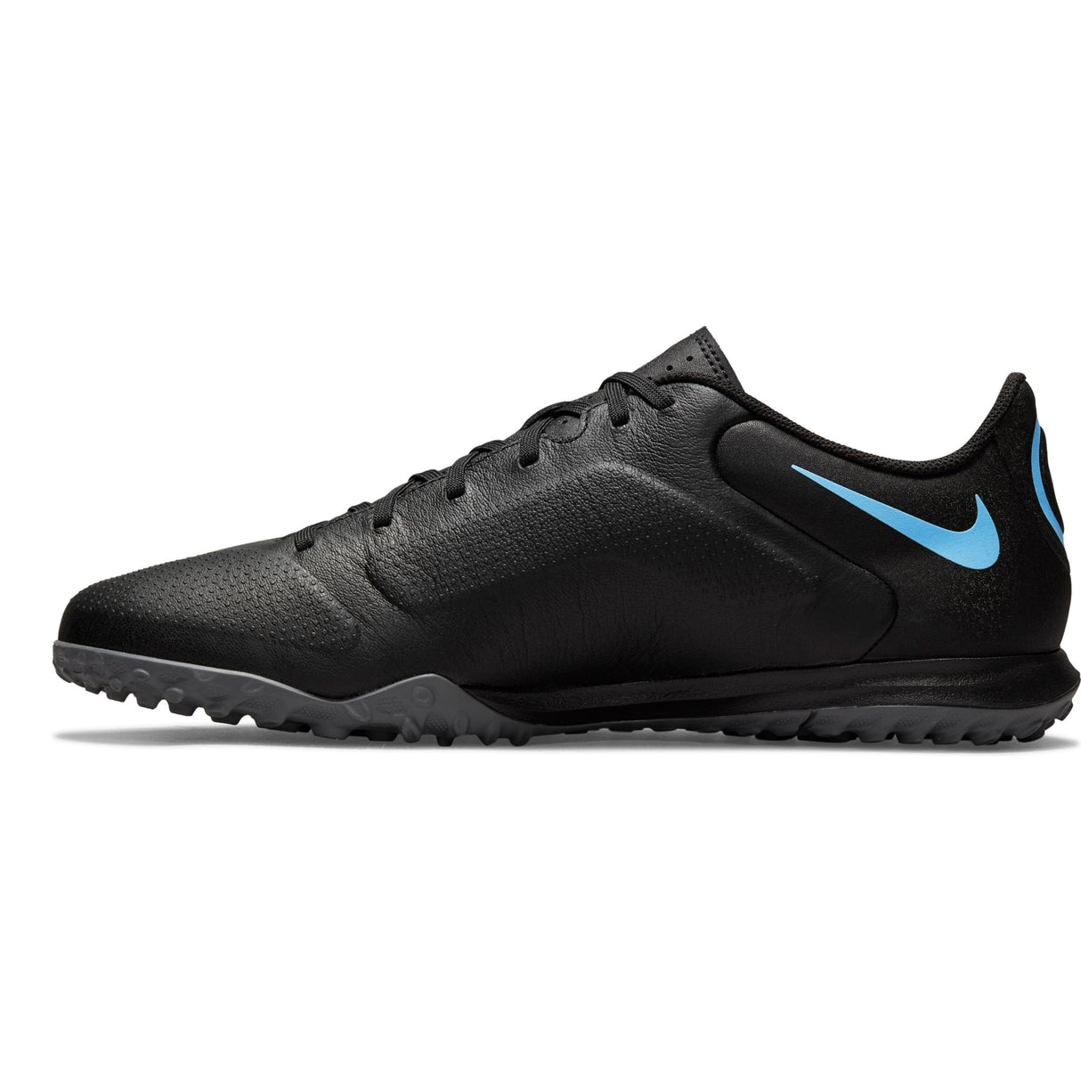 Nike Tiempo Legend 9 Academy TF Turfs Soccer Cleats - Black/Black/Iron Grey - Best Buy Soccer