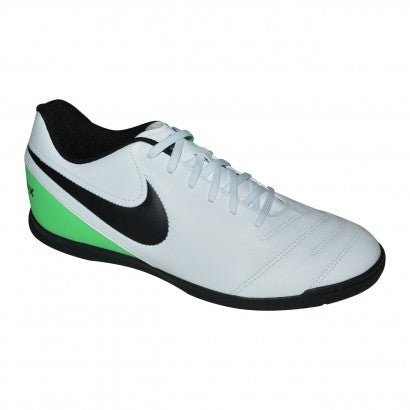 Nike Tiempo Rio III IC Youth Soccer Shoes - White/Black/Green - Best Buy Soccer