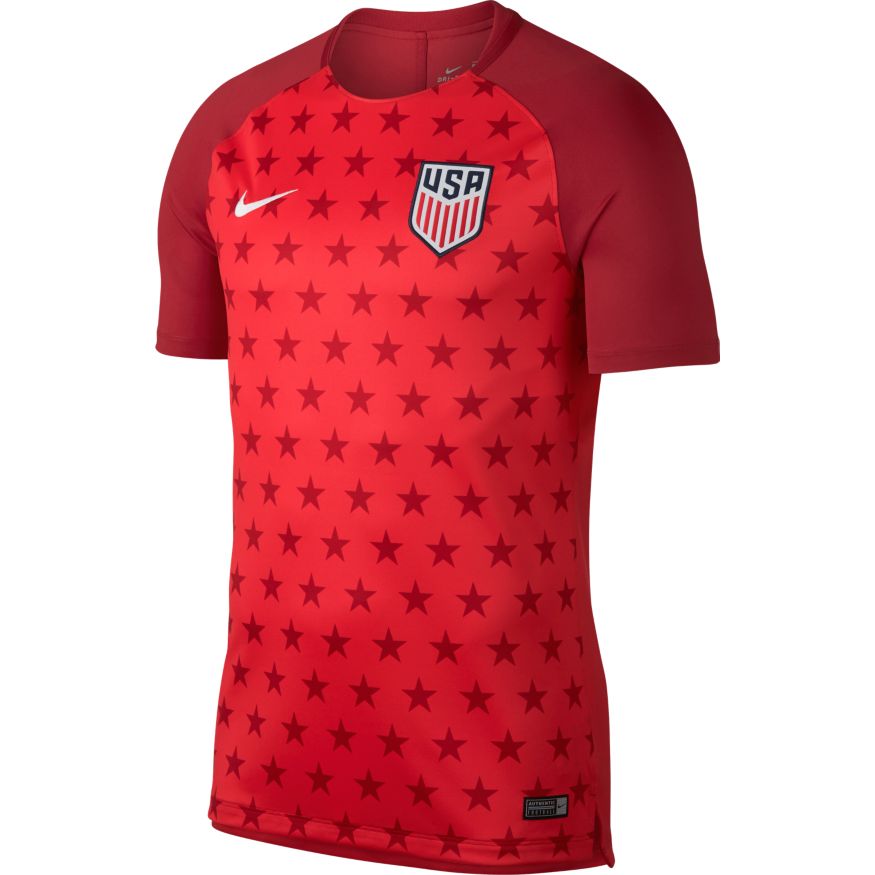 Nike Usa Dry Squad Top Red/White - Best Buy Soccer