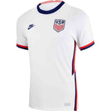 Nike USMNT 2020 Stadium Home Men's Jersey - White/Royal Blue - Best Buy Soccer