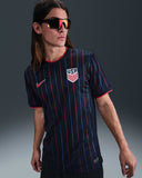Nike USMNT 2025 Stadium Away Men's Jersey - Obsidian/Challenge Red - Best Buy Soccer