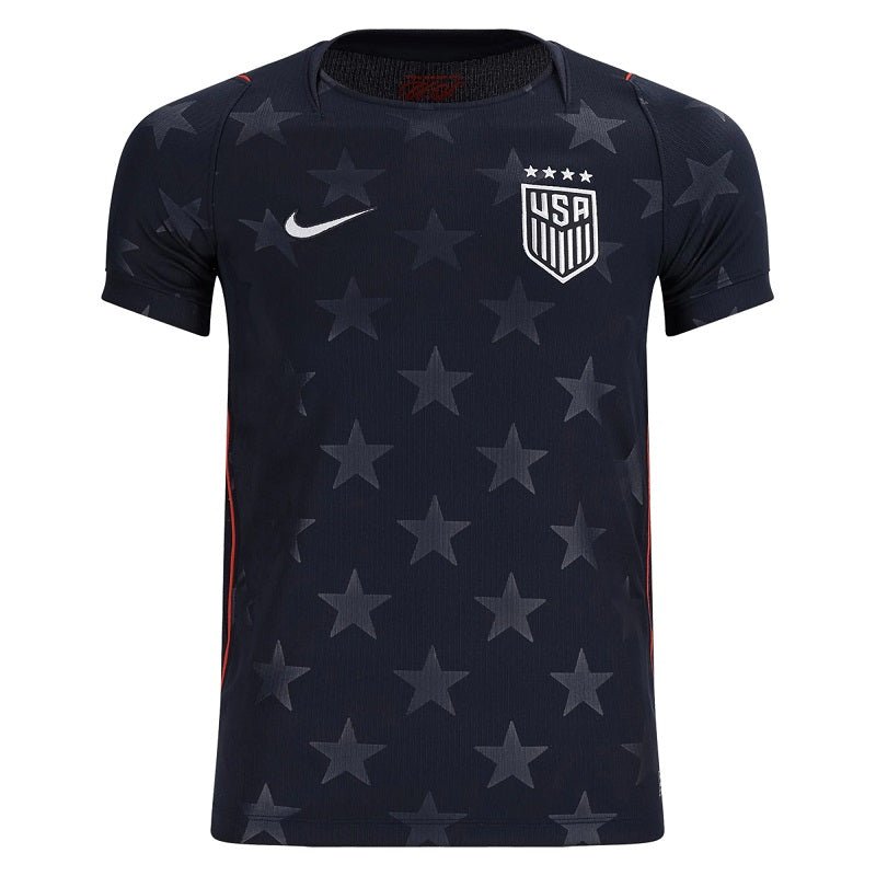 Nike USMNT Stadium Away Youth Soccer Jersey 2026 - Dark Obsidian/Pure Platinum - Best Buy Soccer