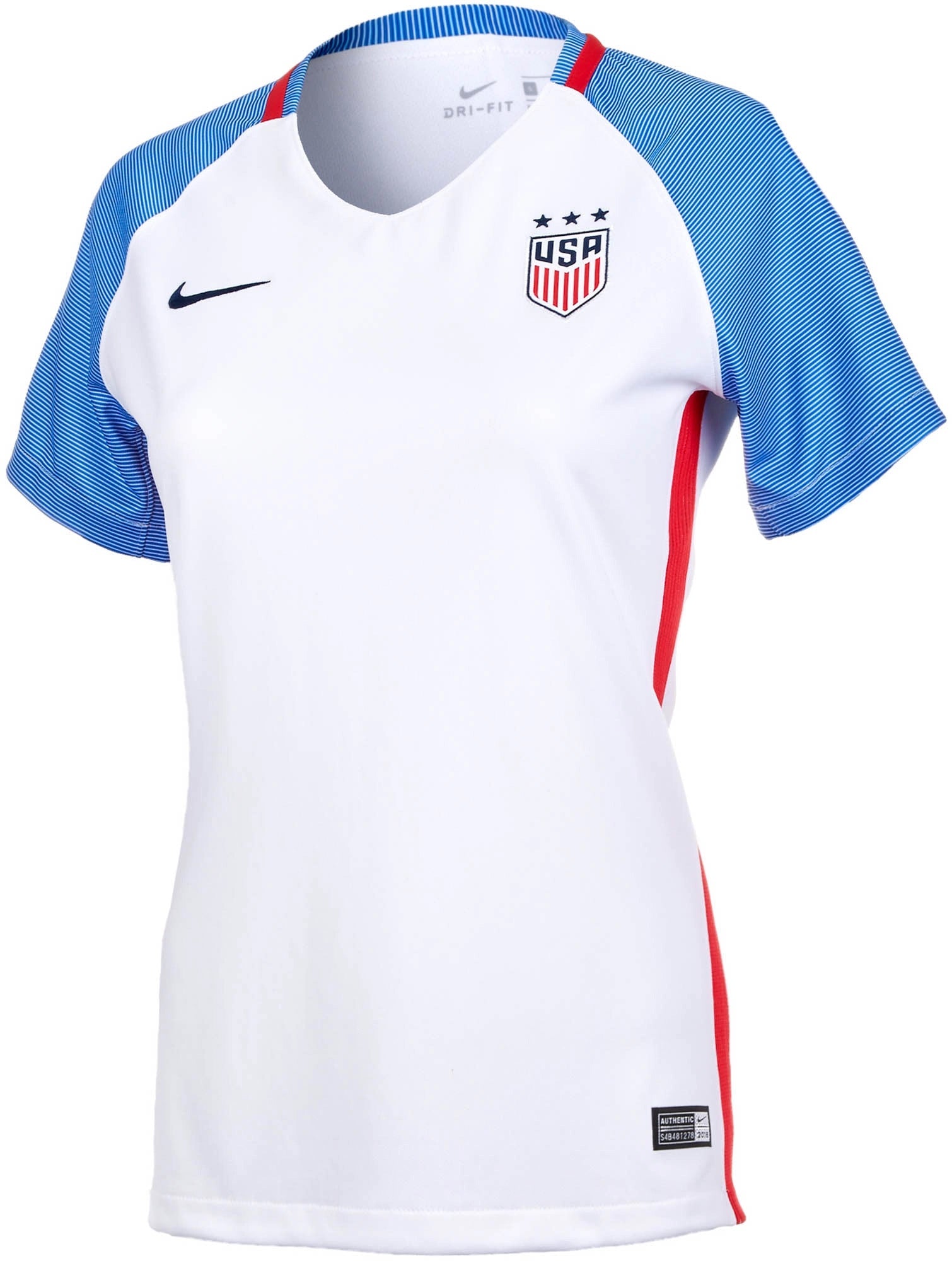Nike USWNT 2016 Stadium Home Women's Jersey - White/Royal - Best Buy Soccer