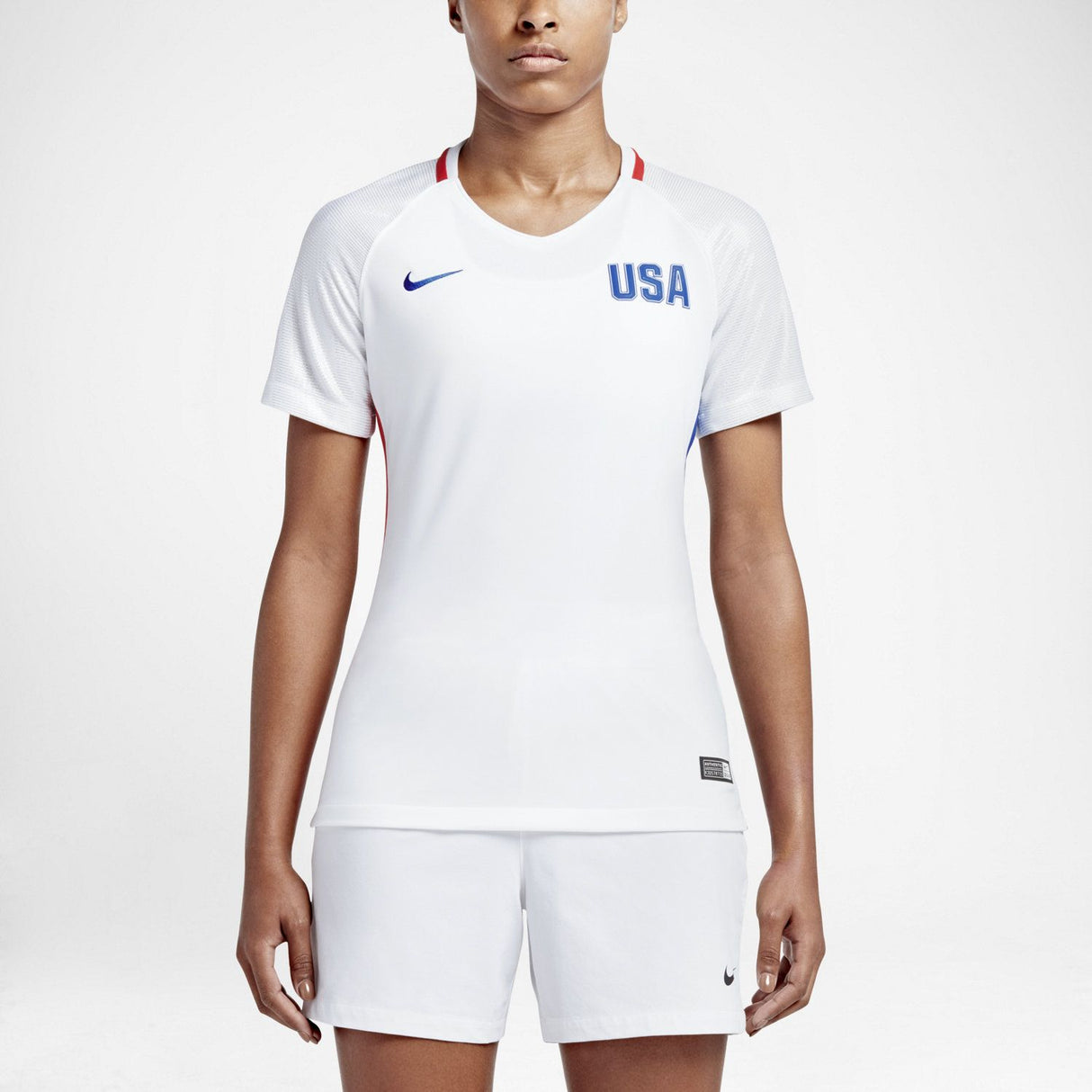 Nike USWNT 2016 Stadium Olympic Women's Jersey - White/Cobalt - Best Buy Soccer