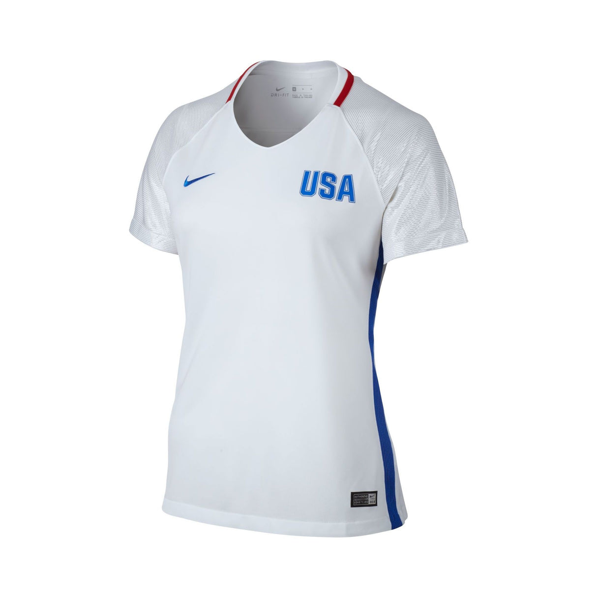 Nike USWNT 2016 Stadium Olympic Women's Jersey - White/Cobalt - Best Buy Soccer