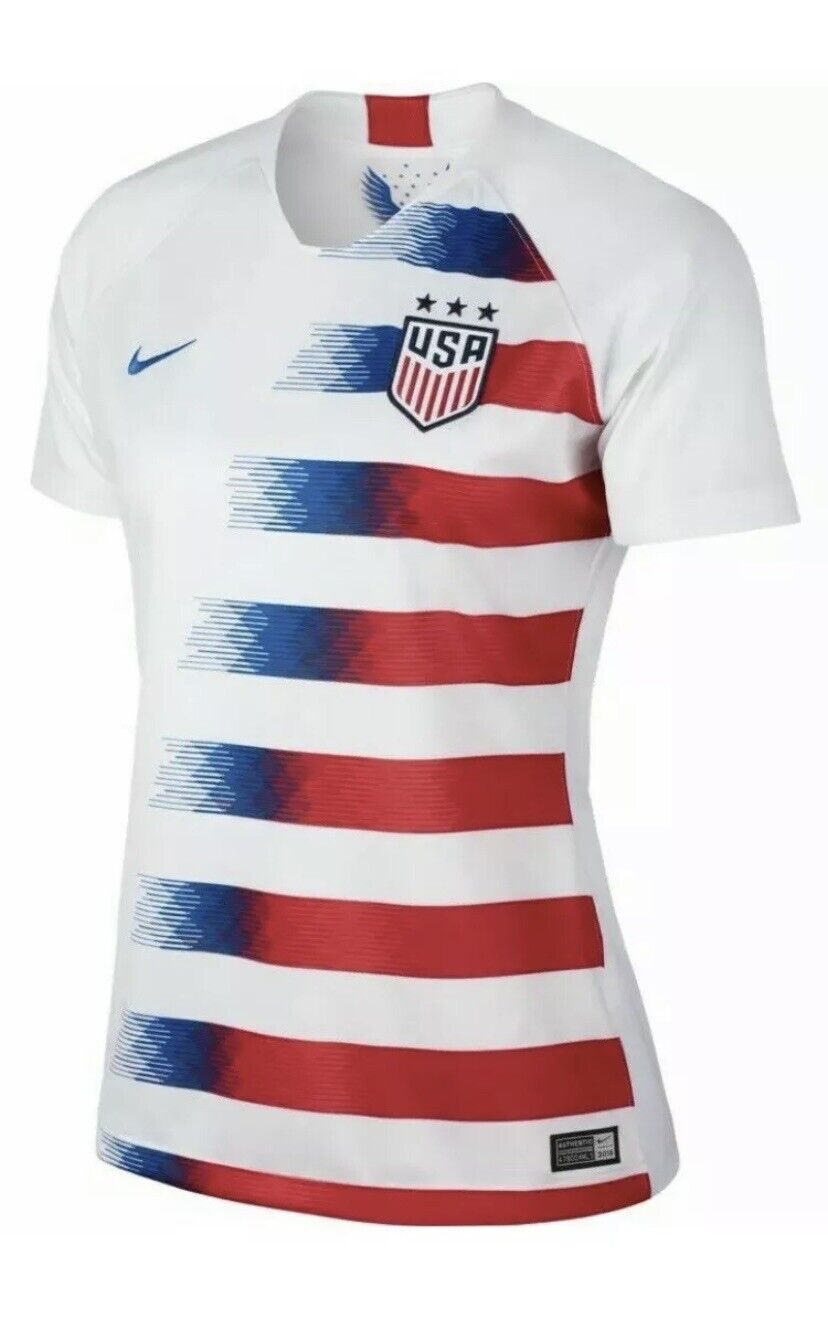 Nike USWNT 2018 Stadium Home Women's Jersey - White/Red/Blue - Best Buy Soccer