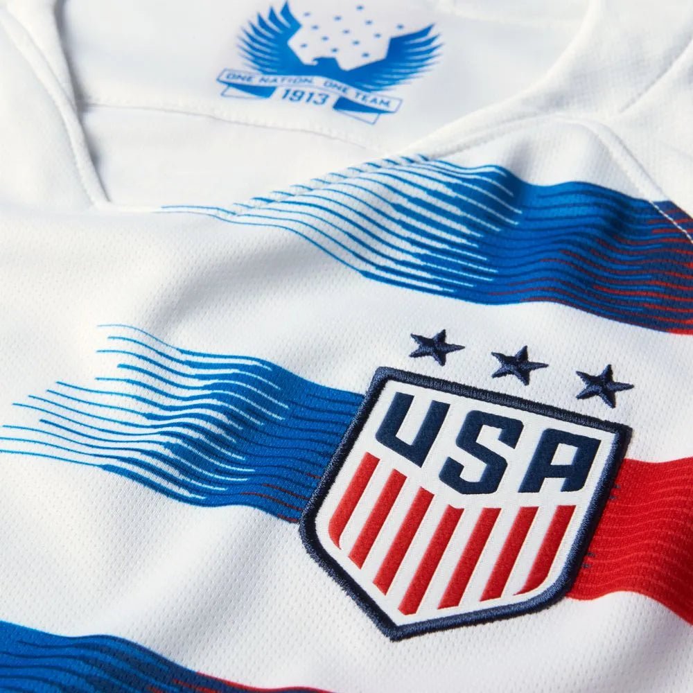 Nike USWNT 2018 Stadium Home Women's Jersey - White/Red/Blue - Best Buy Soccer