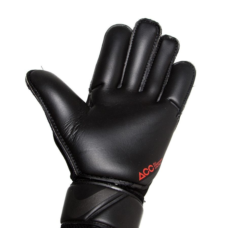 Nike Vapor Grip3 Goalkeeper Gloves Black/Chile Red - Best Buy Soccer