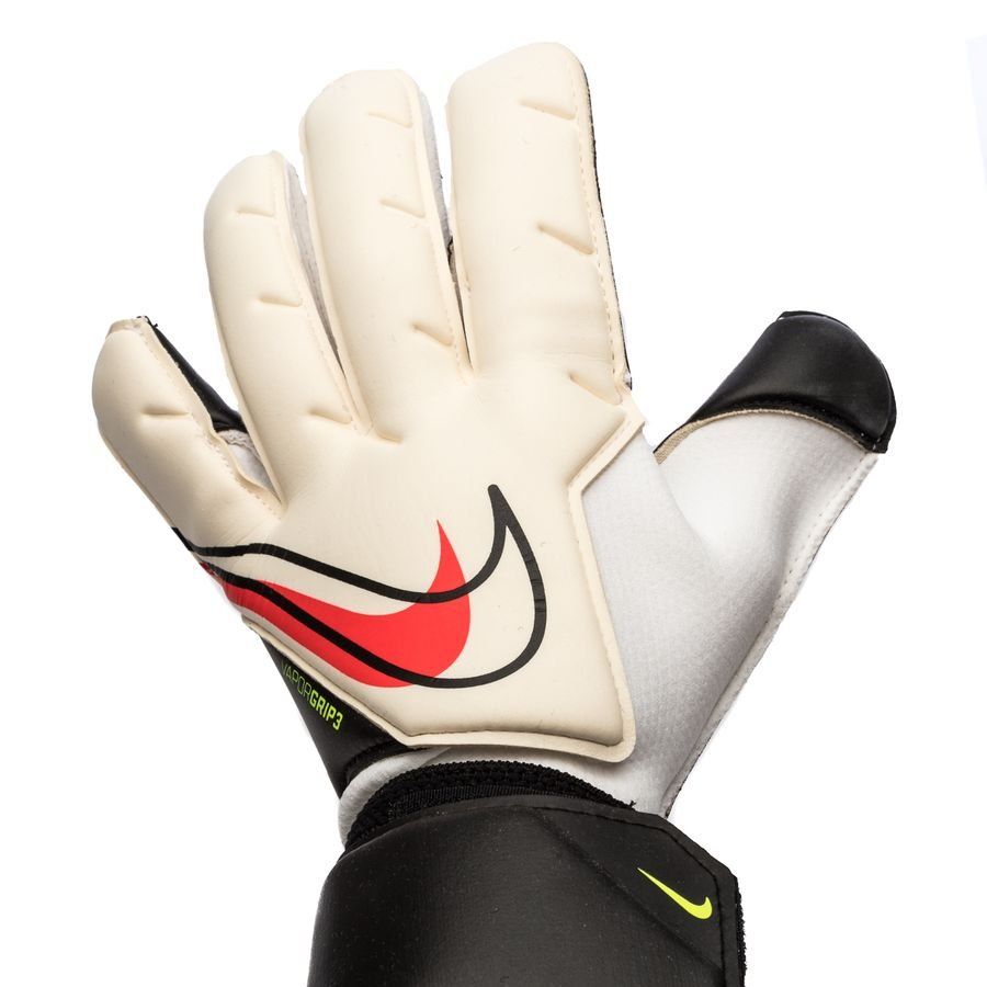 Nike Vapor Grip3 Goalkeeper Gloves White/Black/Bright Crimson - Best Buy Soccer