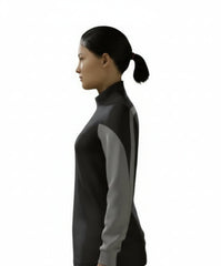 Nike Squad 14 Long Sleeve 1/4 Zip Pullover Women's Training Top - Black/Grey