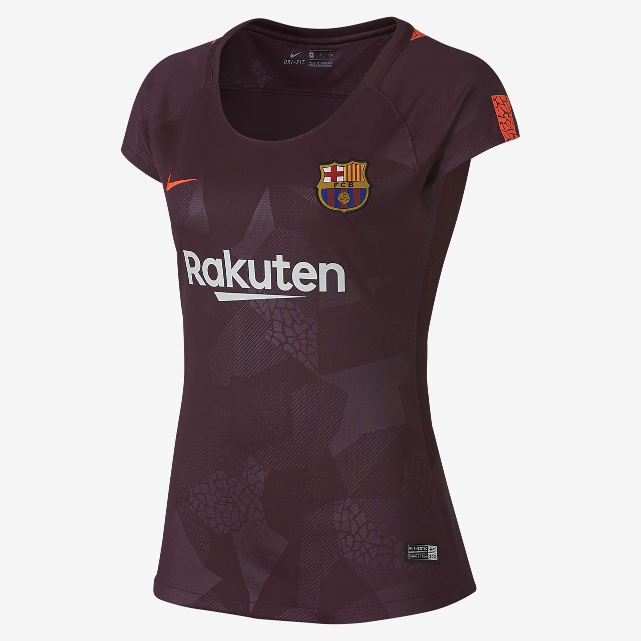 Nike Women's Barcelona Third Jersey 17 Maroon - Best Buy Soccer