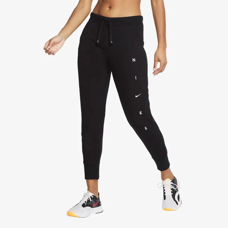 Nike Women's Dri Fit Get Fit Fleece Pant Black/White - Best Buy Soccer