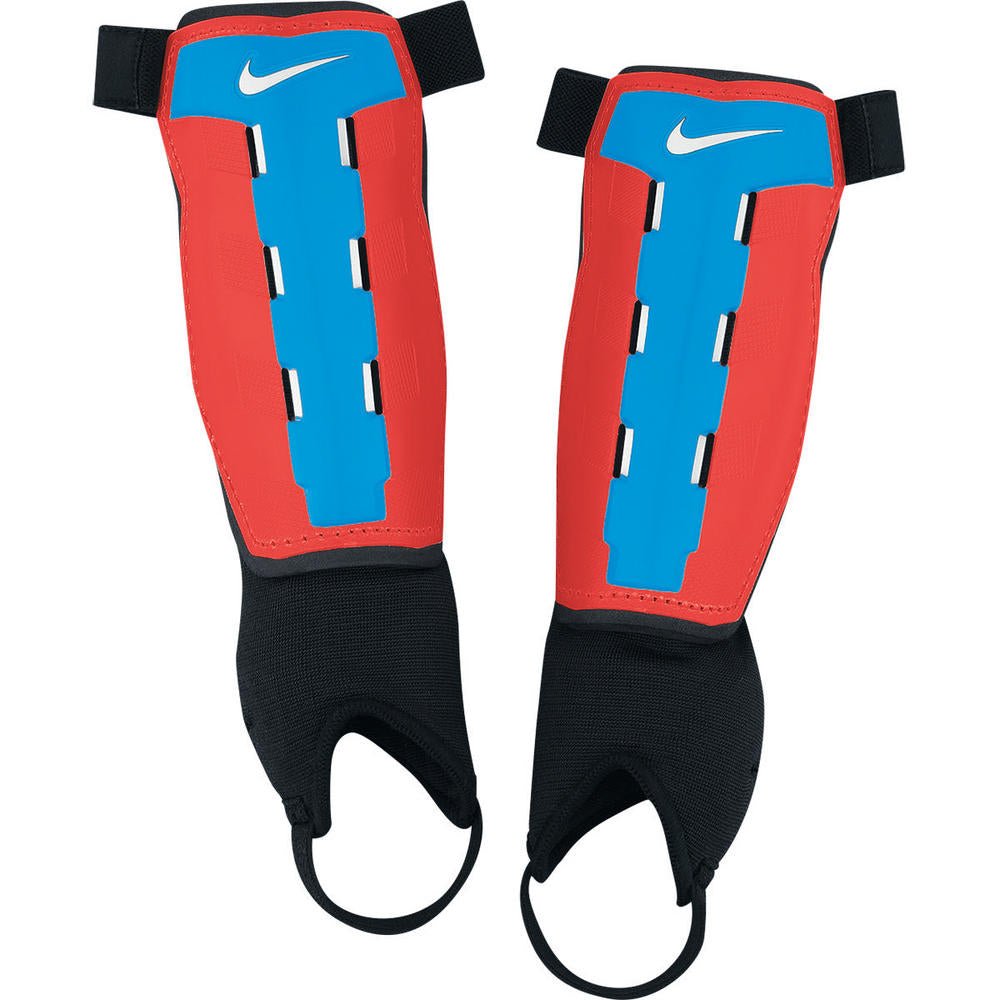 Nike Youth Charge Soccer Shin Guards - Crimson/Cyan - Best Buy Soccer