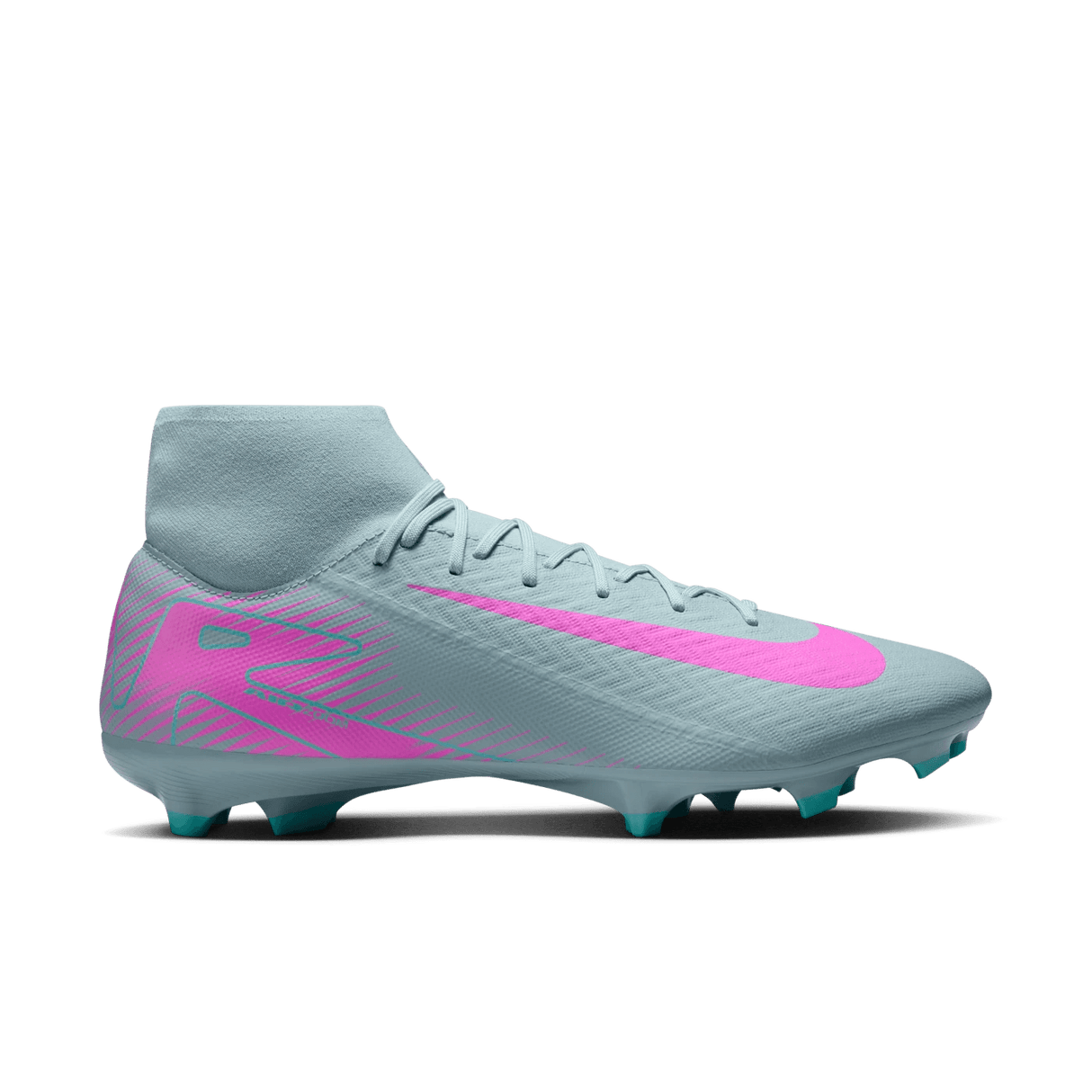 Nike Zoom Mercurial Superfly 10 Academy FG/MG Multi - Ground Football Boots Ocean Cube/Pink Blast - Best Buy Soccer