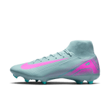 Nike Zoom Mercurial Superfly 10 Academy FG/MG Multi - Ground Football Boots Ocean Cube/Pink Blast - Best Buy Soccer