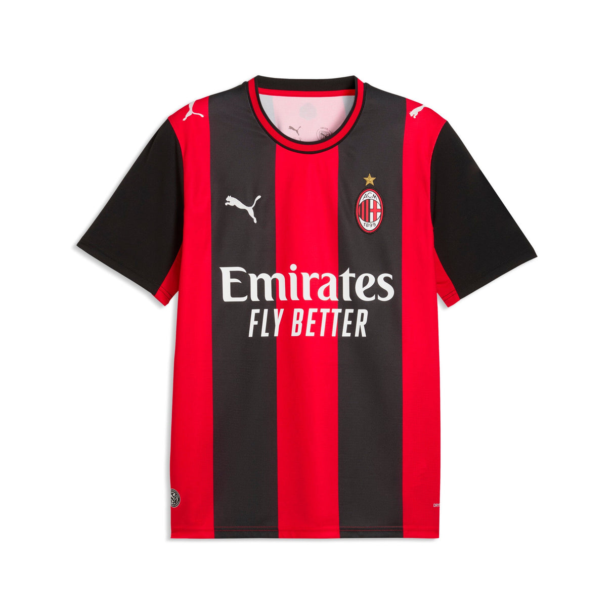 PUMA AC Milan Home Men's Soccer Jersey 2026 - Black/Red - Best Buy Soccer