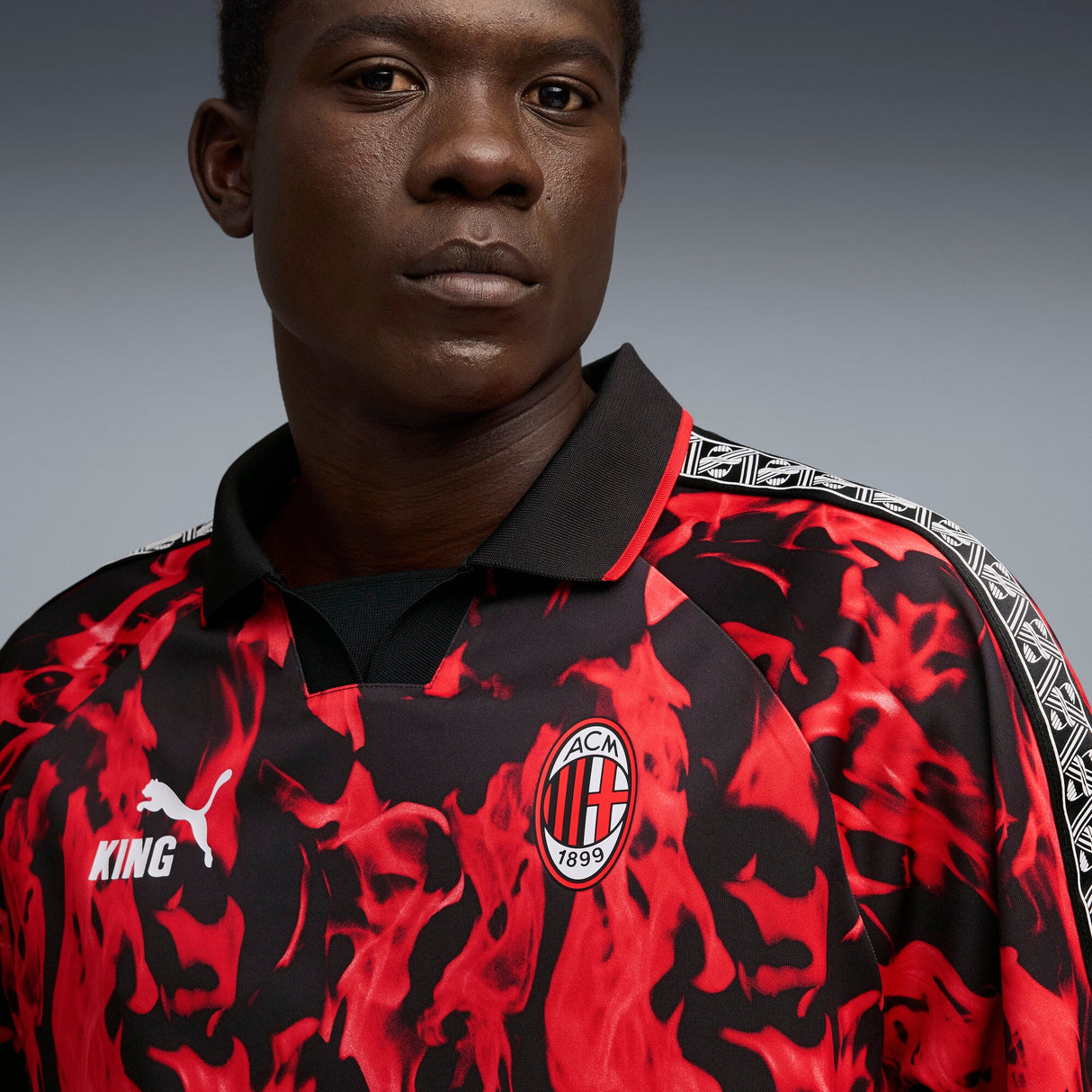 PUMA AC Milan King Retro Men's Soccer Jersey 2026 - Red/Black - Best Buy Soccer