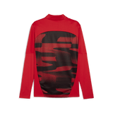 PUMA AC Milan Prematch 1/4 Zip Top Red/Black - Best Buy Soccer