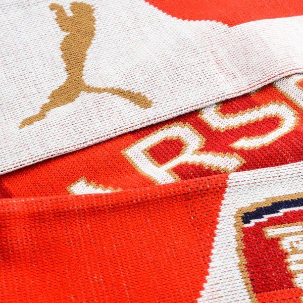 PUMA Arsenal Fan Scarf High Risk Red/White - Best Buy Soccer
