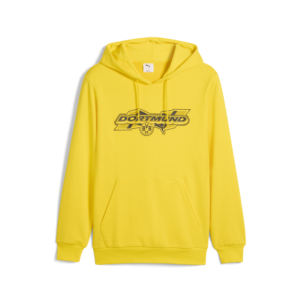 PUMA Borussia Dortmund Ftbl Culture Men's Soccer Hoodie - Yellow/Black - Best Buy Soccer