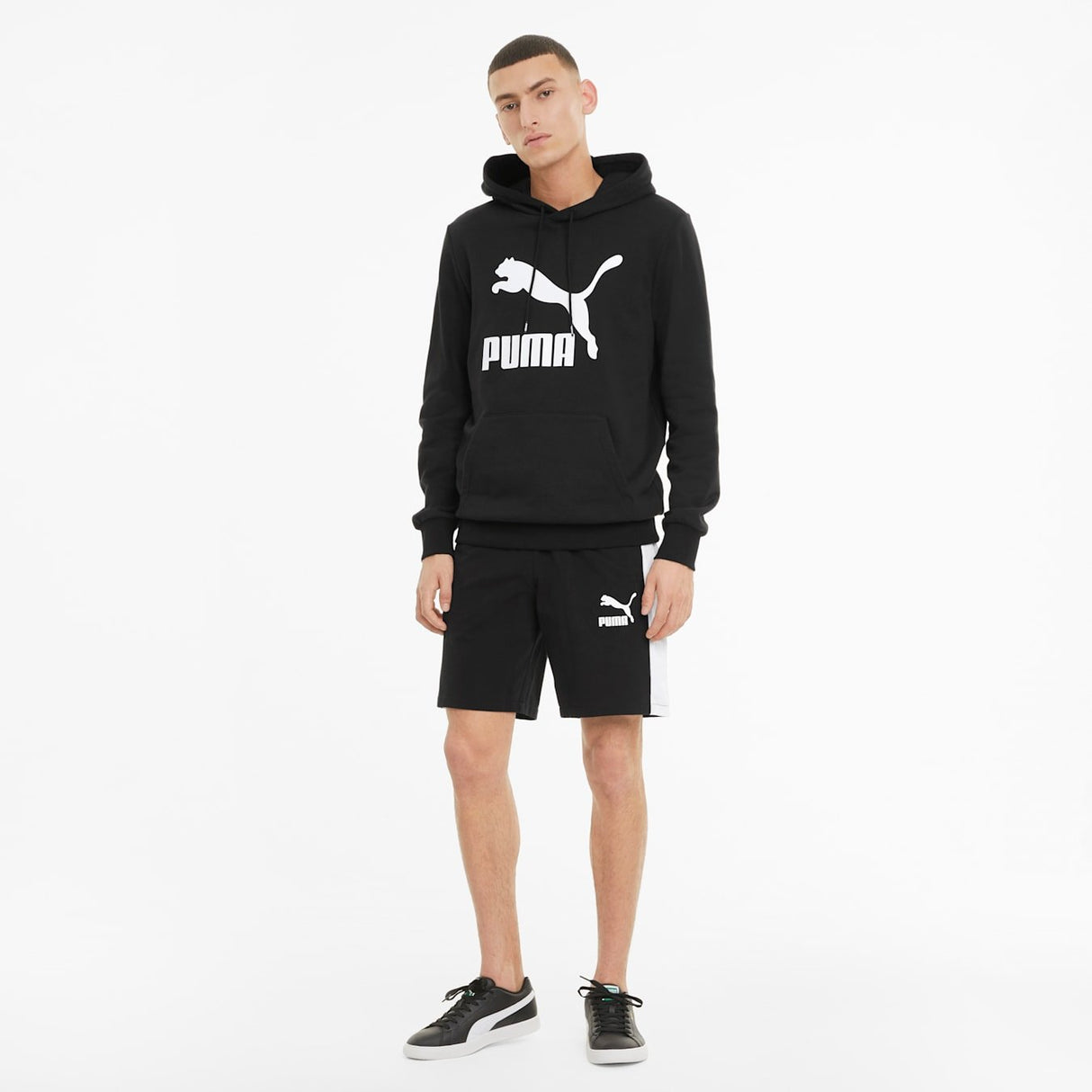 PUMA Classics Logo Hoddie Black - Best Buy Soccer