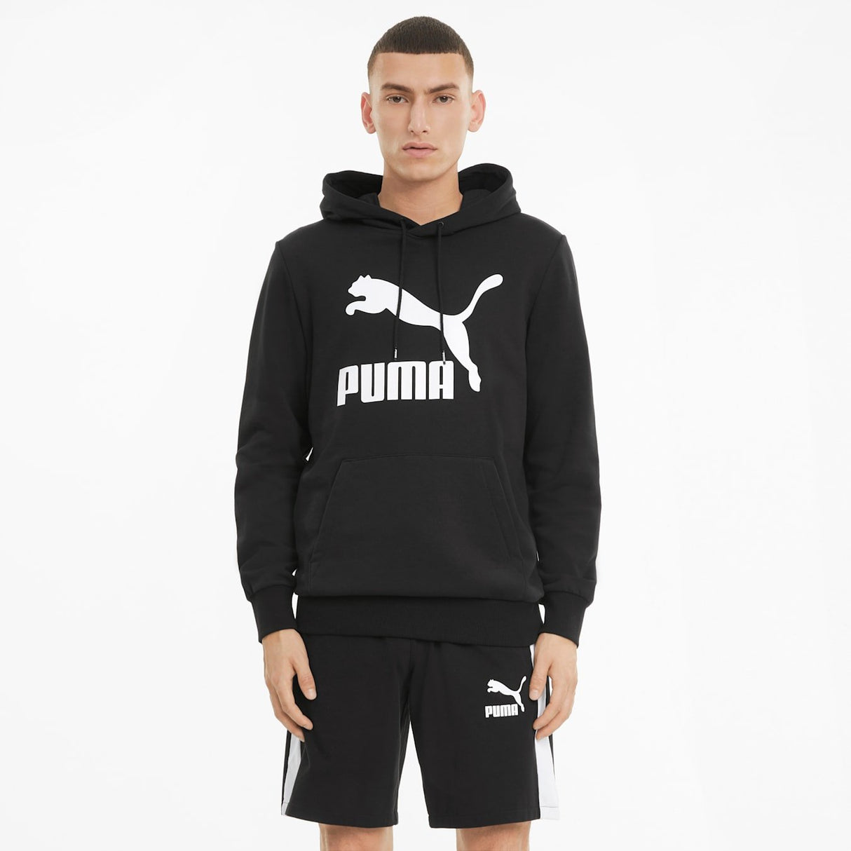 PUMA Classics Logo Hoddie Black - Best Buy Soccer