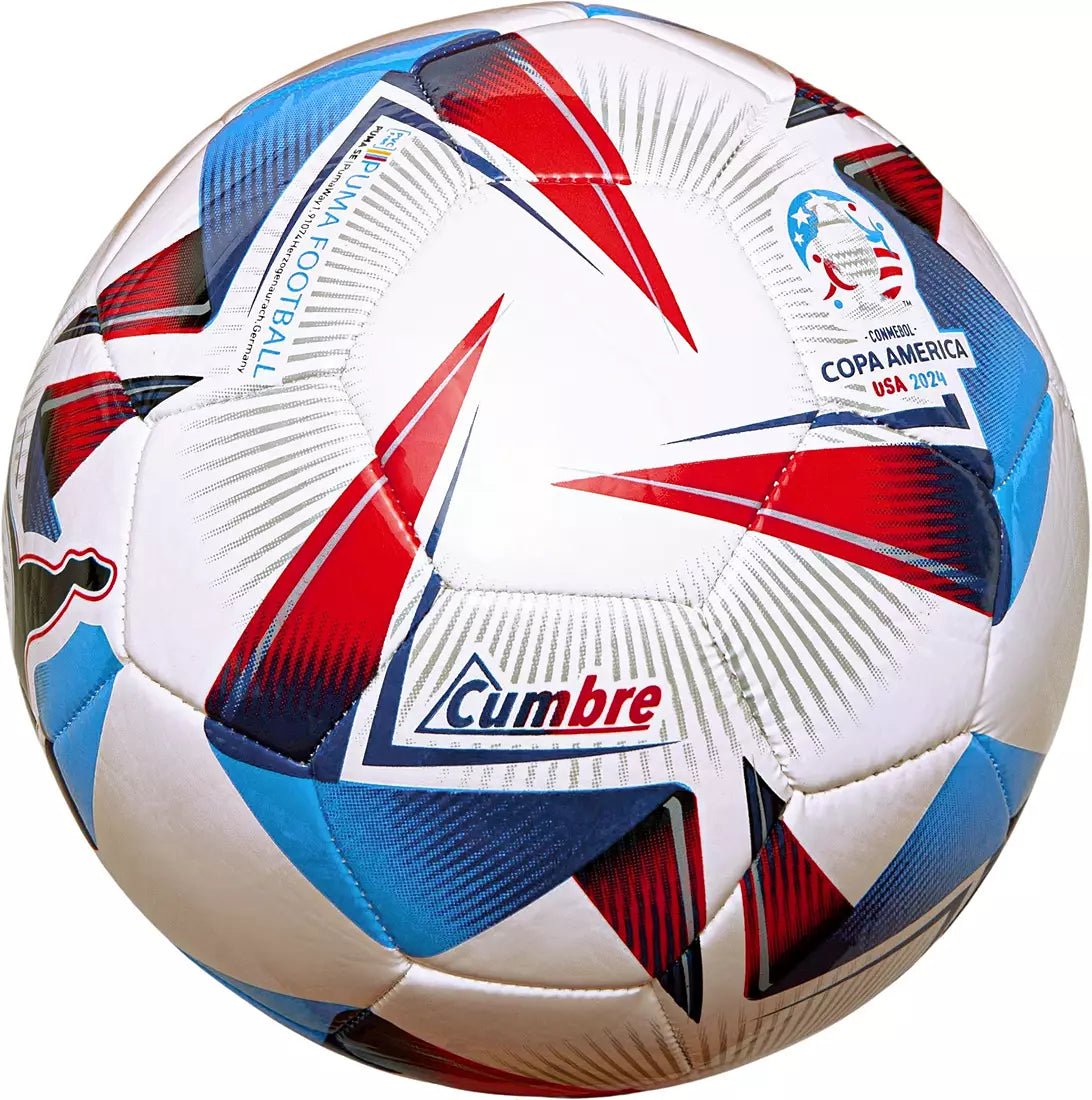 PUMA Cumbre Conmebol Copa America Mini Soccer Ball - White/Multi - Color - Best Buy Soccer