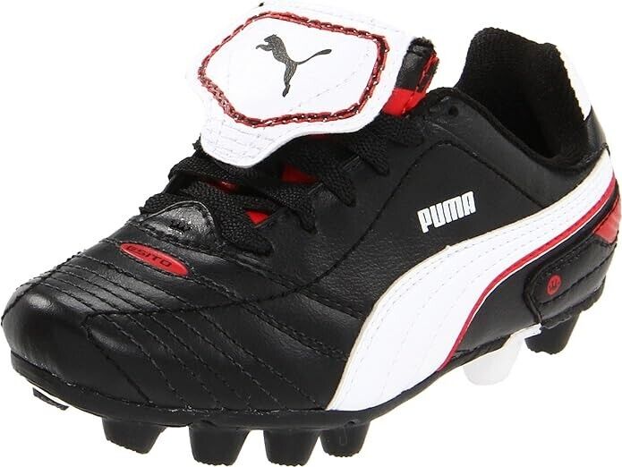 PUMA Esito Finale I FG Firm Ground Soccer Cleats Black/White/Red - Best Buy Soccer
