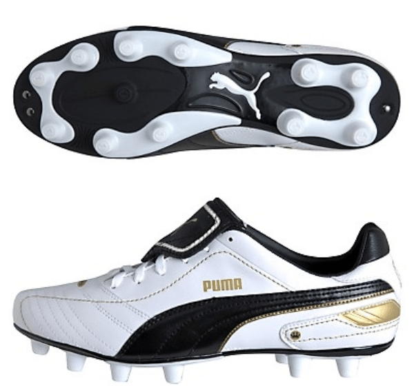 PUMA Esito Finale I FG Firm Ground Soccer Cleats White/Gold - Best Buy Soccer