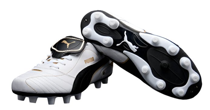 PUMA Esito Finale I FG Firm Ground Soccer Cleats White/Gold - Best Buy Soccer