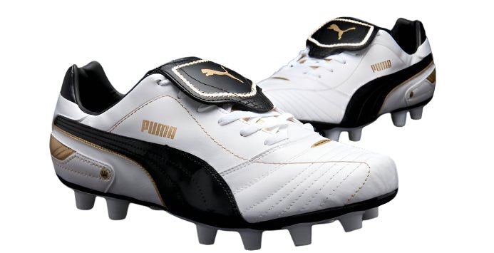 PUMA Esito Finale I FG Firm Ground Soccer Cleats White/Gold - Best Buy Soccer
