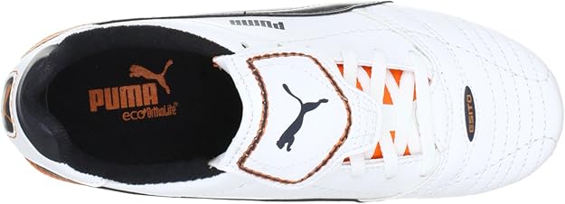 PUMA Esito Finale I FG Firm Ground Soccer Cleats White/Navy/Orange - Best Buy Soccer
